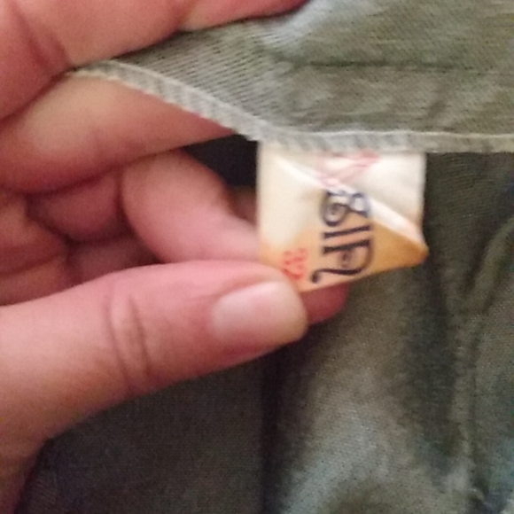 Sir Chun Vintage women's metallic gray crop slacks trouser 32 - Picture 4 of 5